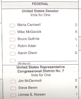 Ballot More voter choice